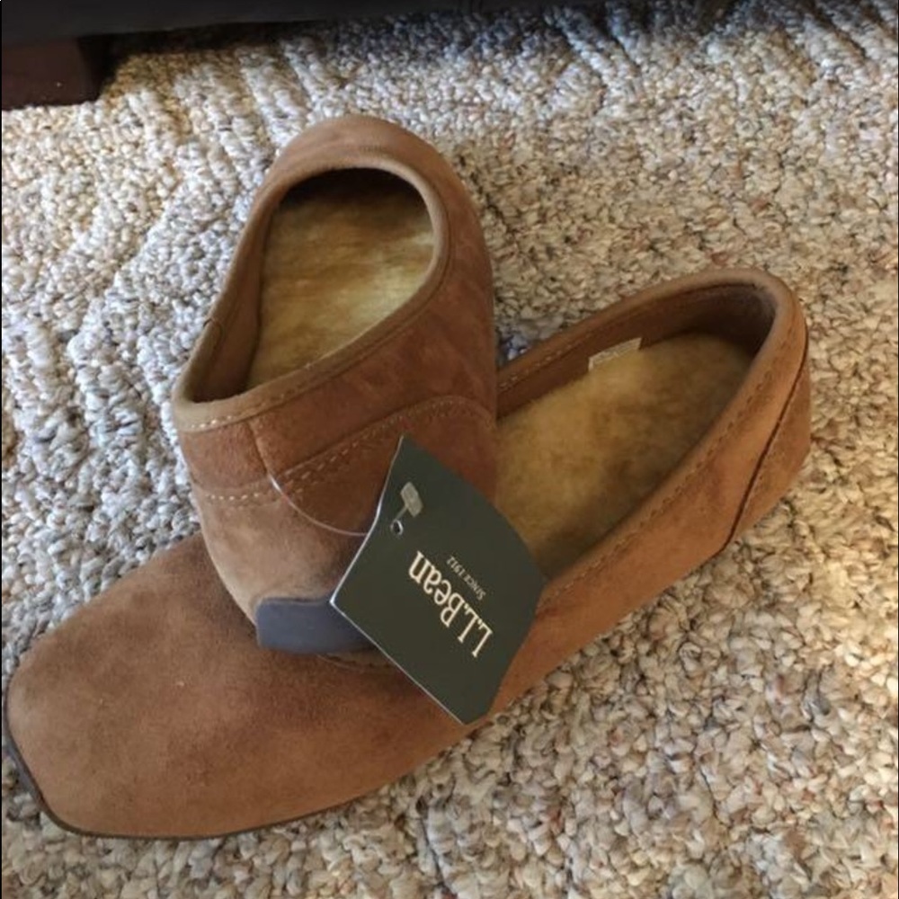 J Crew Shearling & Suede Brown Shoes